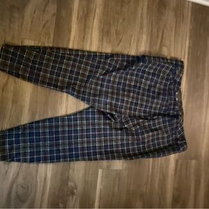 Torrid Navy Plaid Skinny Pants 24 Perfect for a Holiday Party!! 🎉 NWT